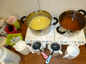 味噌汁・コーンスープ